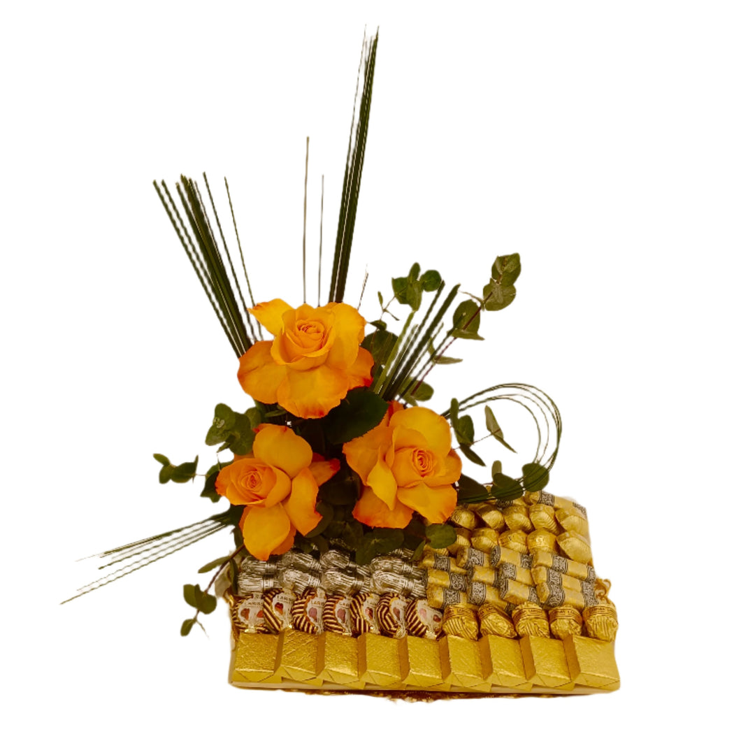 Flowers And Chocolate Tray 10