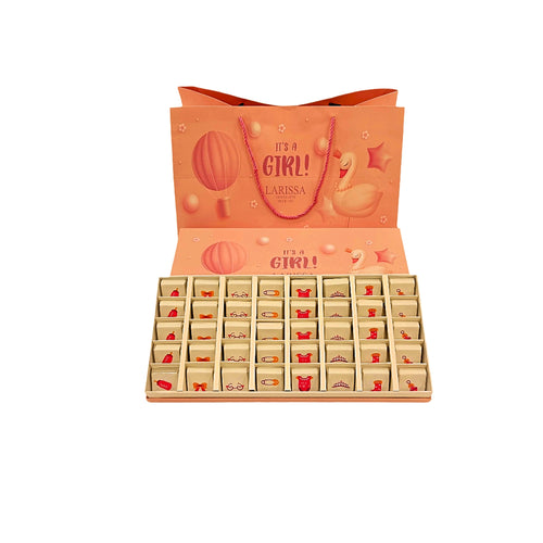 Baby Girl Large Box Chocolate - Larissa
