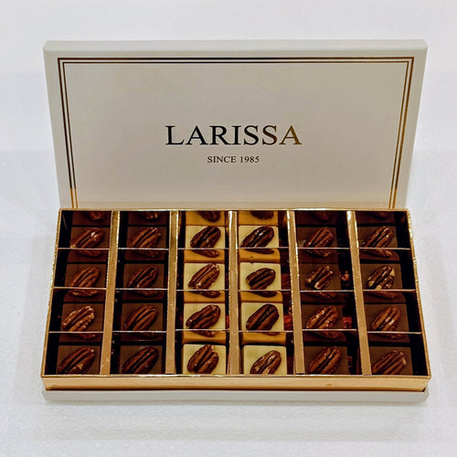 Chocolate Pistachio Kunafa with Pecan - Larissa