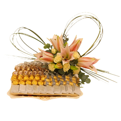 Flowers And Chocolate Tray 11 - Larissa