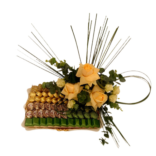 Flowers And Chocolate Tray 12 - Larissa