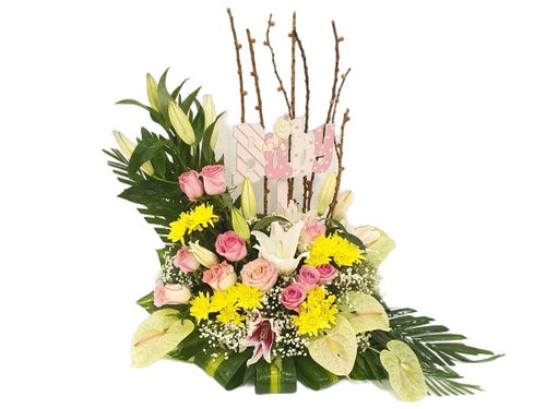 Baby Girl Arrangement 5 - Larissa