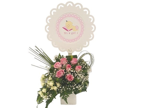 Baby Girl Arrangement 8 - Larissa