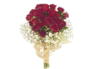 Baby Rose Hand Bouquet - Larissa