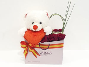 Bouquet With Teddy Bear - Larissa