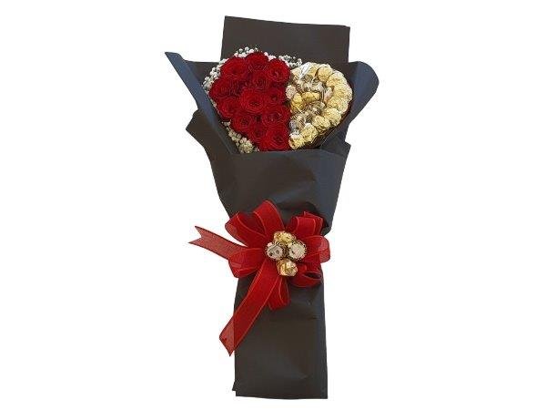 Chocolate Heart Bouquet 3 - Larissa
