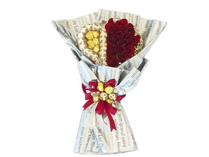 Chocolate Heart Bouquet - Larissa