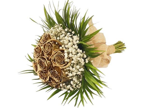 Gold Rose Bouquet - Larissa