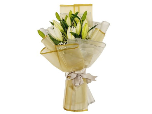 Lilium Hand Bouquet 2 - Larissa